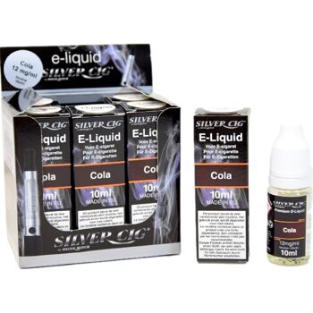 E-Liquide (10Ml) Silvercig 12Mg Cola