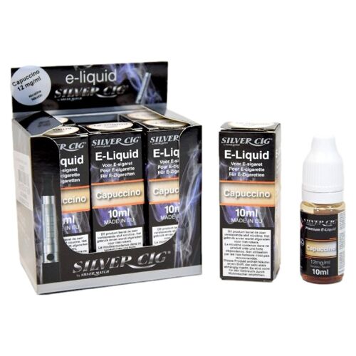 E-Liquide (10Ml) Silvercig 12Mg Cappuccino