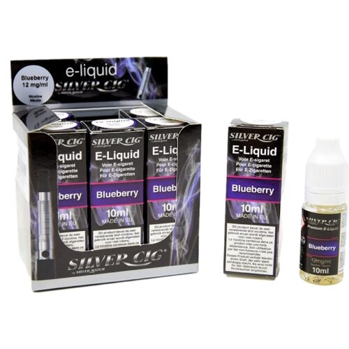 E-Liquide (10Ml) Silvercig 12Mg Blueberry