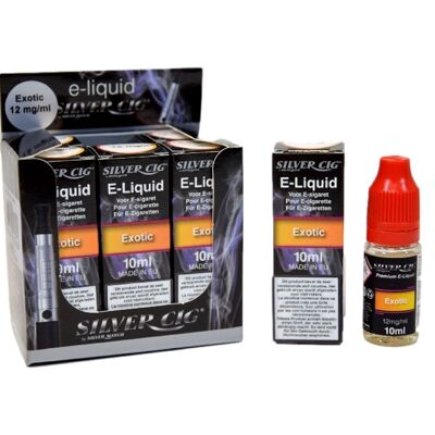 E-Liquid (10 ml) Silvercig 12 mg exotisch