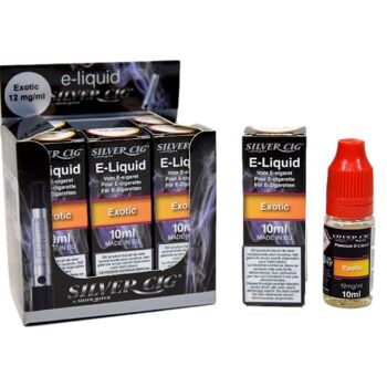 E-Liquide (10Ml) Silvercig 12Mg Exotic