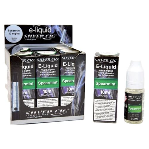 E-Liquide (10Ml) Silvercig 12Mg Spearmint