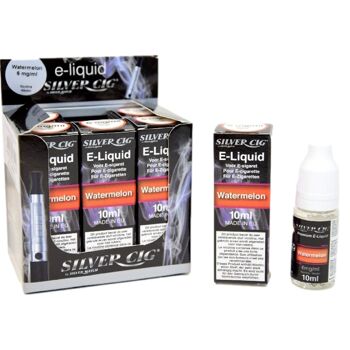 E-Liquide (10Ml) Silvercig 6Mg Watermelon