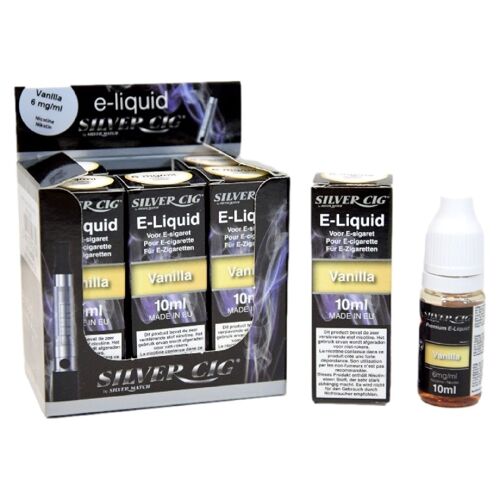 E-Liquide (10Ml) Silvercig 6Mg Vanille