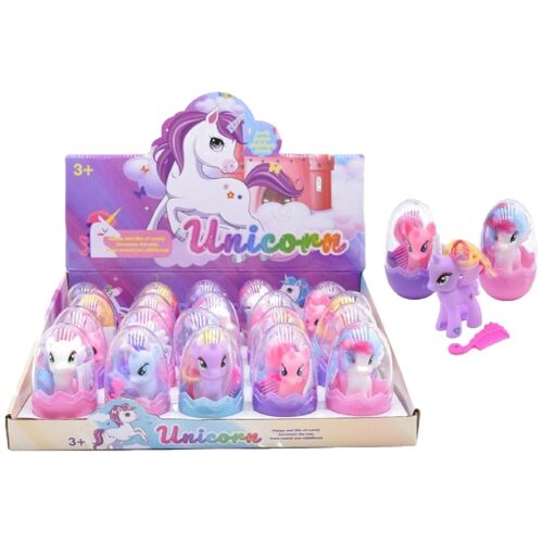 Œuf Suprise Petite Licorne à Coiffer + Accessoire