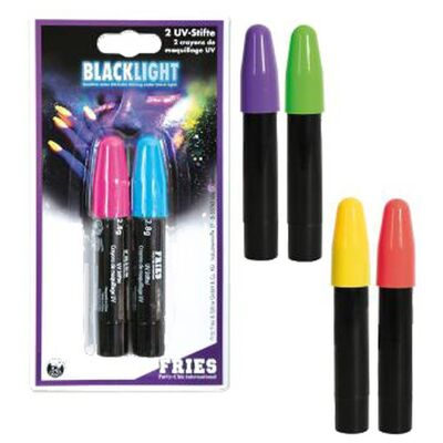 2 UV Makeup Pencils Costume