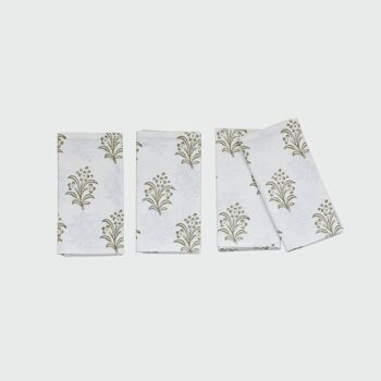 Eloise Napkin in Olive, Set of 4 1