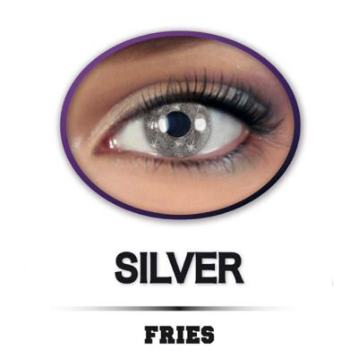 Single Lens Silver Glitter Costume