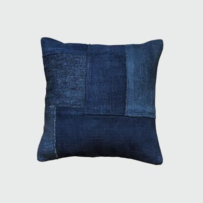 Cuscino vintage in blu