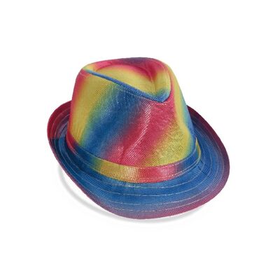Sombrero de disfraz de arcoíris para adulto