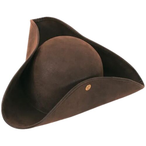 Chapeau Tricorne Pirate Brun Adulte Déguisement