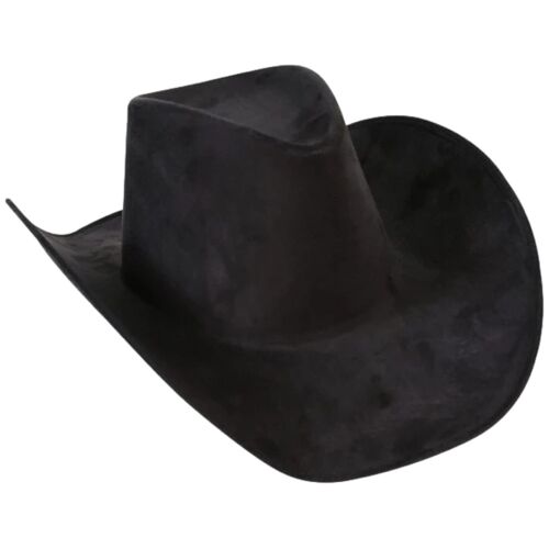 Chapeau de Cowboy Noir Adulte 58 Cm Déguisement