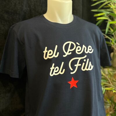 Camiseta azul marino De tal palo tal hijo - Colección Día del Padre