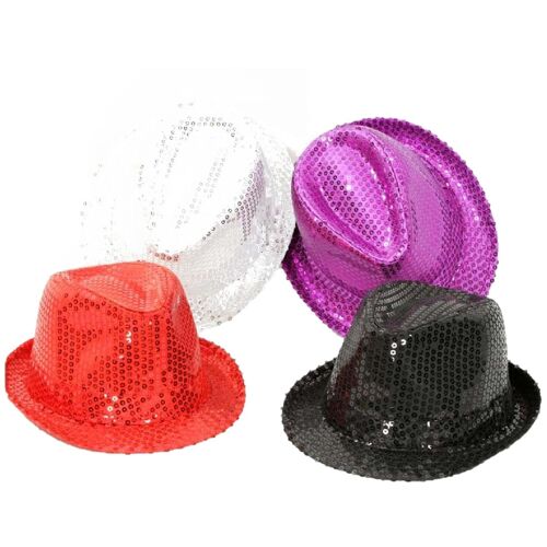 Chapeau à Paillettes Coloré Adulte Déguisement