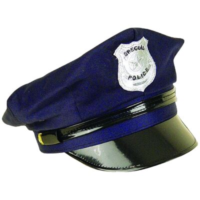 Disfraz de gorra de policía para adulto