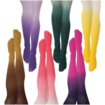 Collants Colorés Dégradés Déguisement