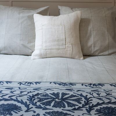 Clémence Duvet Cover in Blue