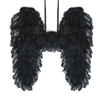 Disfraz de alas de ángel negro