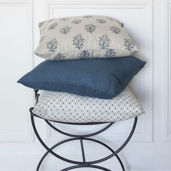 Juliette Throw Pillow in Blue 2