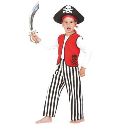 Children's Pirate Boy Costume Size 116