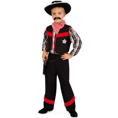 Disfraz Infantil de Vaquero 2 Piezas + Bufanda Talla 140
