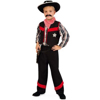 Children's Cowboy Costume 2 Pieces + Scarf Size 152