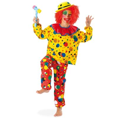 Gemischtes Clownkostüm für Kinder, Größe 104
