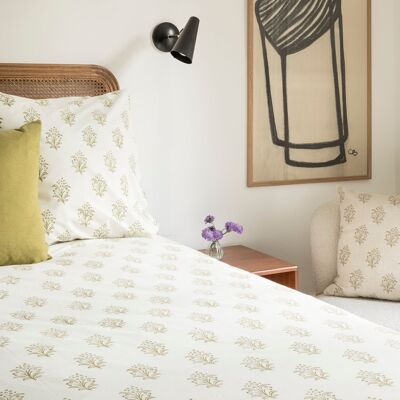 Eloise Duvet Cover in Olive