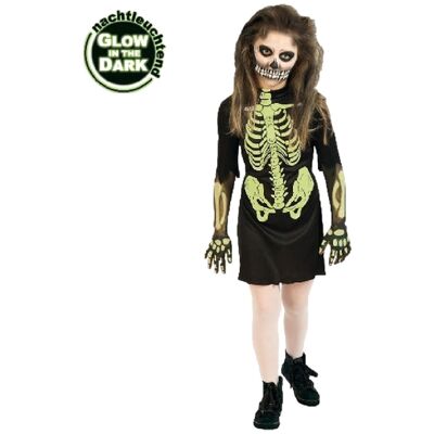 Zombie-Kostüm für Mädchen, Größe 140