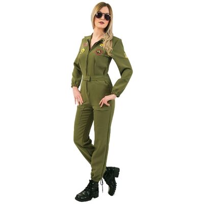 Adult Lady Fighter Pilot Costume Size 36