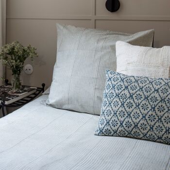 Clémence Pillow Sham in Blue 3