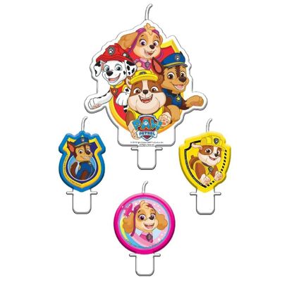 Paw Patrol 4 Birthday Candles