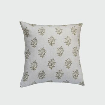 Eloise Throw Pillow in Olive 1