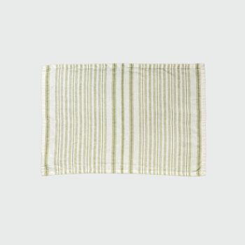 Stripe Placemat in Olive 1