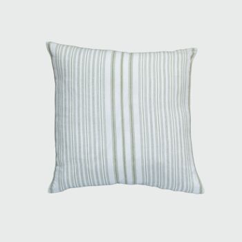 Stripe Throw Pillow in Olive 1