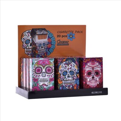 Mexican Skull Cigarette Box