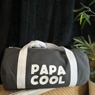 Papa coole anthrazitfarbene Reisetasche – Vatertagskollektion