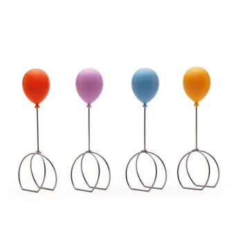 BALLOONAPKINS - set de 4 ronds de serviette de table - déco- fête- anniversaire - ballons baudruche 2