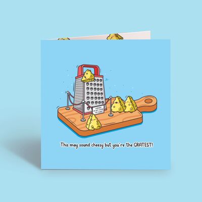 Cheese Grater Card | Love Friendship Card | Greeting Card