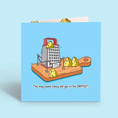 Cheese Grater Card | Love Friendship Card | Greeting Card