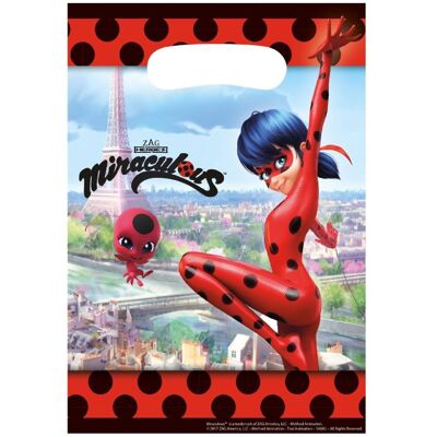 Miraculous 8 Birthday Guest Gift Bags