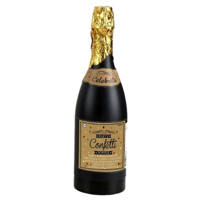 Confettis Canon Bouteille Champagne