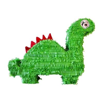 Piñata rompedora de papel de dinosaurio verde