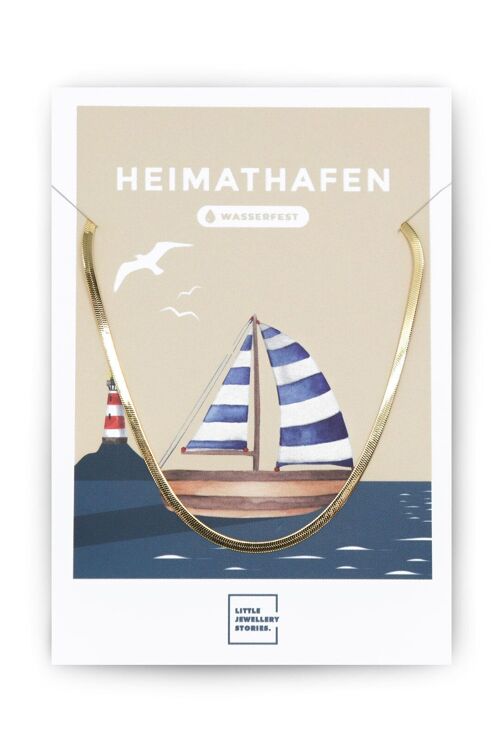 🌊 Halskette HEIMATHAFEN | Maritim Kollektion