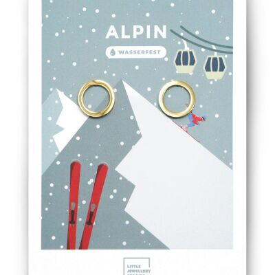 🌺 Boucles d'oreilles ALPINE | Collection ALPIN