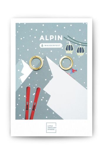 🌺 Boucles d'oreilles ALPINE | Collection ALPIN 1