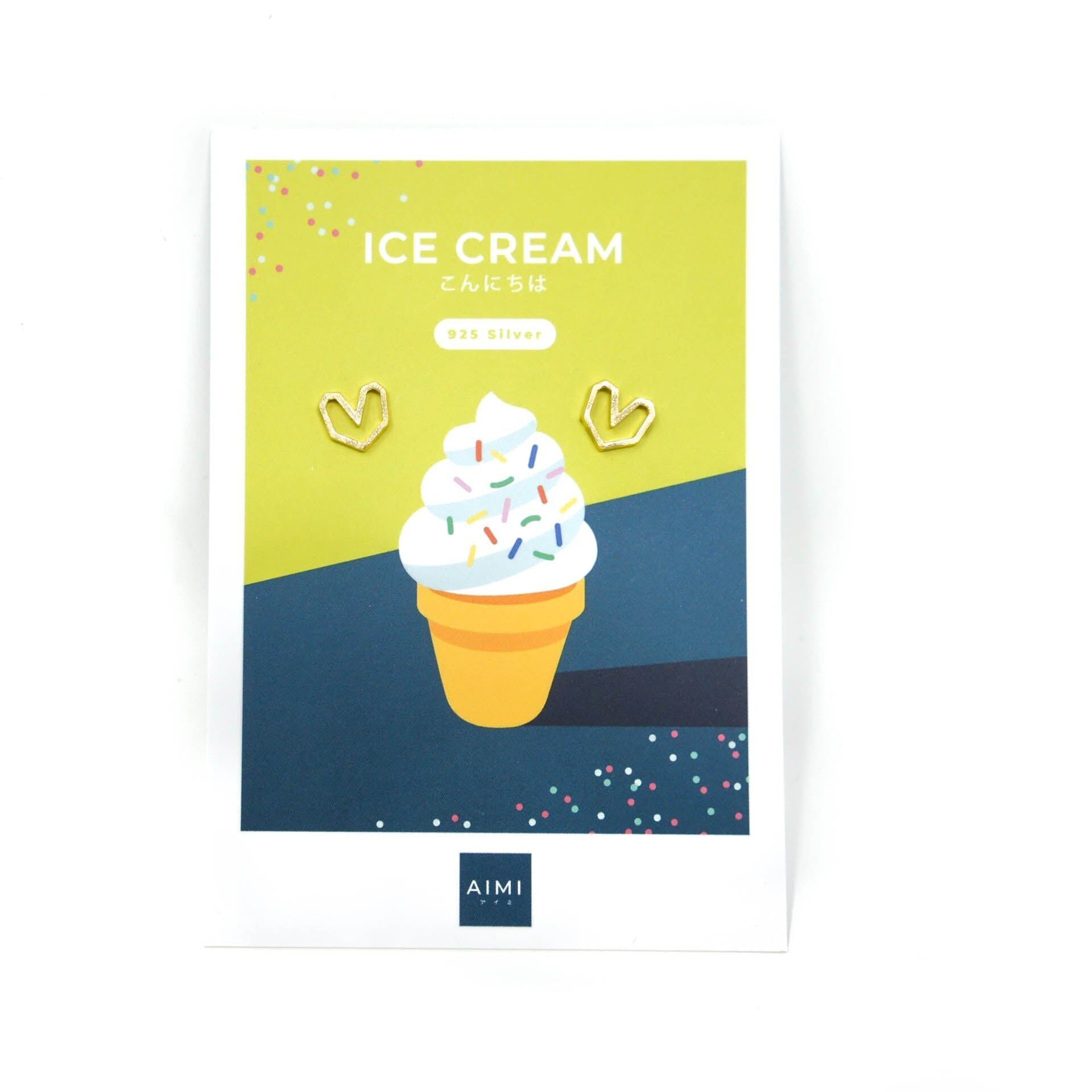 ICE CREAM stud earrings