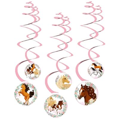 6 Décoration Tourbillon Chevaux