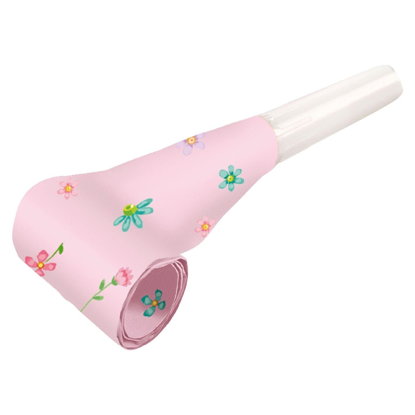 8 silbatos para caballos de plástico/papel