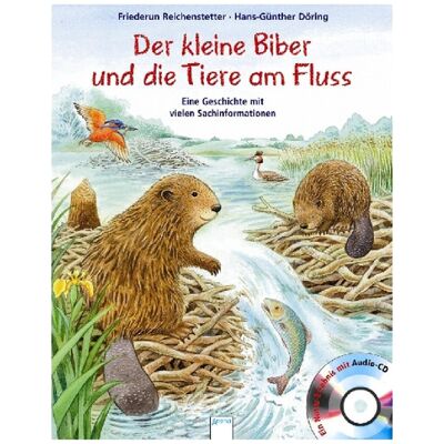 Deutsches Buch „Der Kleine Biber Und Die Tiere am Fluss“